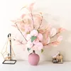 Decorative Flowers Artificial Silk White Bridal Wedding Anemone Bouquet Scrapbook Home Party Room Table Decoration Plant Fake Flower