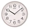 Seiko 12 Office Classic Numbered Quiet Sweep Wall Clock, Round, Quartz, Analog, QXA014SLH