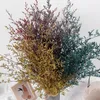 Flores decorativas 30-40 cm de cristal natural vida eterna vida real para sempre amante seco arranjo de flores para decoração de casamento em casa