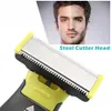 Hair Trimmer MLG USB Recargable Impermeable Lavable Recargable Afeitadora eléctrica Barba Razor Body Trimmer Hombres Máquina de afeitar Cabello 230519