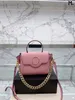Nowa marka luksusowa torba na ramię La Designer Medusass TOSES TRIME Kobiety duże łańcuchy Pasek Wewnętrzna płaska kieszonkowa torebka magnetyczna torebki skórzane portfele torebki