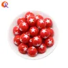 Cristal escolher cores moda grânulo 20mm 100 pçs/lote grandes grânulos redondos grossos estrela em grânulos de resina para chunky diy jóias fazendo