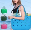 Bolsa de praia de borracha Bogg bolsas de ombro crossbody bolsas de luxo bolsas de EVA à prova d'água bolsas femininas de design de verão bolsas de viagem portáteis novas