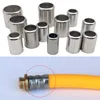 Outros suprimentos de jardim 50pcs-pacote de alta pressão Ferramentas de crimpagem de mangueira de aço inoxidável Conector de exaustão de tubo de aço 11,5 mm -18mm JONER