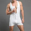 Canottiere AIIOU Intimo sexy Uomo Tuta Body Wrestling Canotta Tuta intera Pantaloncini Pouch Boxer Abbigliamento gay