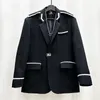 Men's Suits Qw0235 Fashion Men's Coats & Jackets 2023 Runway Luxury European Design Party Style Clothing