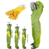 Autres fournitures de jardin Apiculteur 3D Protection en tissu respirant Combinaison à manches longues Gants Costume Extra Large Taille Apiculture Abeille Outils de ferme Fournitures G230519