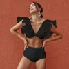 Swim Wear High Taist Swimwear Женщины купальники бикини бикини бикини набор для купания для купальника Biquini Maillot de Bain 230518