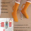 Frauen Socken Winter Elektrische Heizung USB Einstellbare Temperatur Warm Beheizten Fuß Wärmer Unisex Bier Becher Thermal