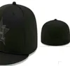 Houston Baseballteam Full Closed Caps Sommer Sox La Ny H Brief Gorras Bones Männer Frauen lässig Outdoor Sport flacher Hats Chapeau Cap Size Casquett