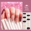 Nail Stickers 16Tips/Sheet Colors Series Classic Collection Manucure Polish Strips Wraps Full Art Décoration