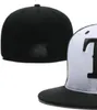 Toronto Baseball Team Full Closed Caps Summer SOX LA NY T Lettre gorras bones Hommes Femmes Casual Outdoor Sport Flat Fitted Hats Chapeau Cap Taille casquett A0