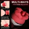 Jouets pour adultes Masturbateur féminin Lèvre rouge Rose Vibromasseur Sucer la langue Lécher Bâton de massage Big Mouth Egg Jumping Stimulant Sexy 230519