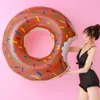 Uppblåsbara flottörrör 60/70 cm bord Donut Swim Ring Pool Floating Beach Party Water Sports Vuxen Barn Simträning för att förhindra drunkning P230519