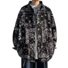 Men's Casual Shirts Spring Men's Oversize Bandana Shirt Hawaiian Plaid Mens Paisley Clothes Long Sleeve Male Oversized Luxury Man 2023