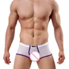 Unterhosen Sexy Herren Boxershorts Mesh Spitze Transparent Sheer Bulge Beutel Unterwäsche Männlich Erotik Sex Fetisch Calzoncillos