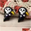 Cuelgue Araña Divertidos Pendientes de Halloween Fantasma Cara Calabaza Grim Reaper Festival Pendiente Personalidad Fiesta Joyería Gota D Dhgarden Dhahd