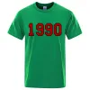 1990 人格ストリート市レター Tシャツ男性ファッション綿シャツルーズ夏通気性 Tシャツ服