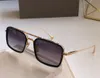 Gafas de sol cuadradas con sombra marrón y Metal dorado para hombre, gafas de moda de verano, gafas de sol de diseñador, gafas Occhiali da sole UV400