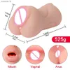 Yetişkin oyuncaklar 3 in 1 mastürbatörler erkekler için seks oyuncakları yapay vajina anal ağız gerçekçi erotik yetişkinler kedi silikon erkek mastürbasyon araçları l230519