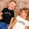 Family Outfits Brother and Sisters Detta är hans/hennes T-shirt Family Children's Clothing Family Clothing Girl Boys Gift Family Utseende Summer TOP G220519