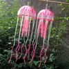 Bengelen kroonluchter jellyfish oorbellen voor vrouwen kleurrijke transparante overdreven lange tassel unieke drop mode zomer sieraden 230519
