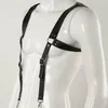 Belts Men's Leather Harness Waist Belt Vest Straps Vintage Body Bondage Harajuku Ornament Unisex Suspender Brace Buckle