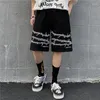 Shorts pour hommes hommes Harajuku Streetwear motif de chaîne de fer survêtement Hip Hop Skateboard 2023 été taille élastique