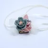 Dekorativa blommor 10st/Lot Wedding Wrist Bridal Marriage Crystal Corsages Artificial Hand Flower Decor
