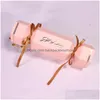 Christmas Decorations Candy Shaped Box Baby Shower Favors Favor Red Pink Wine Color Boxes With Ribbon Drop Delivery Home Gar Dha57