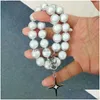 Anhänger Halsketten 2023 Natürliche Süßwasserperlen Halskette Kreuz Hohe Qualität 0,55 Zoll Runde Weiße Geschenke Für Frauen Drop Lieferung Jewe Dhpou