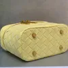 Sac à main pour femme, sac à bandoulière, sac à cosmétiques, cuir de mouton tissé, fermeture éclair, ouverture et fermeture, treillis diamant tissé à la main, à la mode, haute qualité