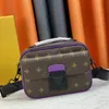 High quality Bag Mens Vintage Print Shoulder Bag Fashion Messenger Bag Mini Portable Crossbody Bag Temperament Card Bag #58489