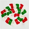 Décorations De Noël 24 Pcs Bas Arbre Suspendu Pendentif Chaussettes Compte À Rebours Stockage Bonbons Cadeau Sac Titulaire De Noël Décor À La Maison Drop Deliv Dhkea