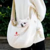 Coprisedili per auto per cani in stile giapponese Pet Puppy Kitten Carrier Sling Bag Borsa da viaggio all'aperto Borsa a spalla singola per gatti