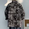 Men's Casual Shirts Spring Men's Oversize Bandana Shirt Hawaiian Plaid Mens Paisley Clothes Long Sleeve Male Oversized Luxury Man 2023