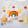Rattles Mobiles Cartoon Baby Crib Music Educational Toys Rotating For Cots Infant 012 Months for borns 230518