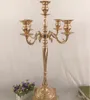 60cm/100cm) Tall Metal Gold Candelabra 5 Arms Candle Holder for Wedding Decoration Reception Table Centerpiece Event Party Decor imake914