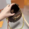 2023 Designer Sac Homme Épaule Bandoulière Sac À Main Femmes Bourse Lettre Fleur Taille Sacs Luxurys Totes Fanny Pack En Cuir Marron Messenger Sacs À Main