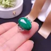 Parringar Natural Malachite Ring 925 Sterling Silver Price Old Customer Welfare 230519