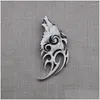 Pendant Necklaces Forest Animals Nordic Vinking Wolf For Women Mens Jewelry Drop Delivery Pendants Dhtw7