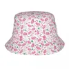 Boinas Flamingo plantas tropicales sombrero de balde