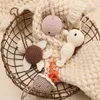 Помолки мобильные телефоны 1pc Crochet Rattle Играйте в спортзале для детей Ocean Mobile Bell Ring Дерево детей Монтессори Детские Игрушки 230518