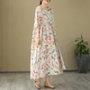 2023 NIEUWE ZOMER ZWIJSTHEID JURK VROUW VROUW LEECHTE BLOEMEN PRINT Loose Versie Kleppen Zwangere vrouwen Kleding R230519