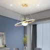 Chandeliers 2023 Modern Led Chandelier For Living Dining Room Kitchen Pendant Lamps Remote Control Starry Sky Projection Hanging Lights