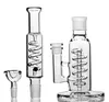 Tall percolators are reinforced 16inch Height Coil Showerhead Glass bongs hookah bubbler WITH CAPS 14.5cm Quality product naw super easy to clean too