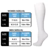 Bas de compression Promotion de la circulation sanguine Chaussettes de compression amincissantes Chaussettes de sport confortables anti-fatigue Running Marathon Cyclisme Chaussette pour varices