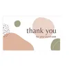 9*5.4cm Thank You Paper Greeting Cards For Business Package Stationery Envelope Decor Baking Shop Supplies