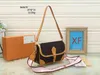 Marmont Designers skórzane kobiety na ramionach Crossbody Luksusowe torebki Torebki Port portfeny damskie Tote Gold Srebrny czarny łańcuch 96067#22CM