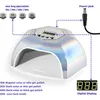 Nail Dryers 66LEDs Powerful Nail Dryer UV LED Nail Lamp For Curing Gel Nail Polish With Motion Sensing Manicure Pedicure Salon Tool 230519